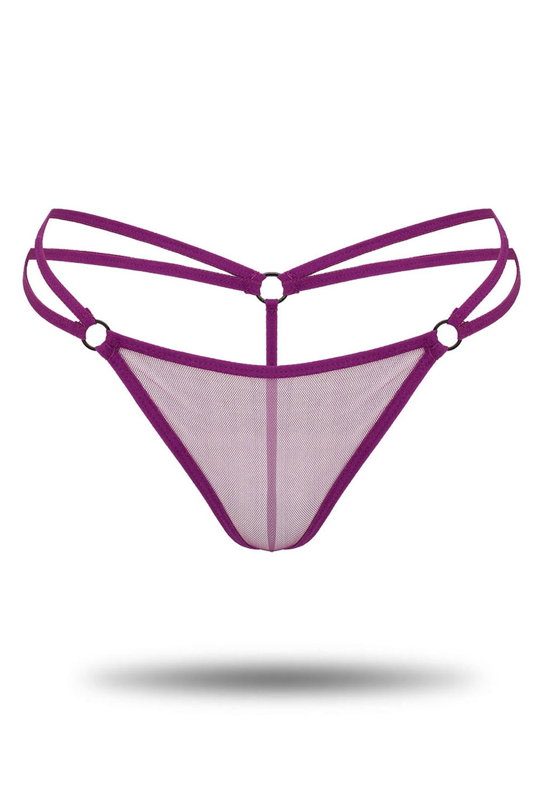 IFO Custom Design Thong Panties Purple - Athens