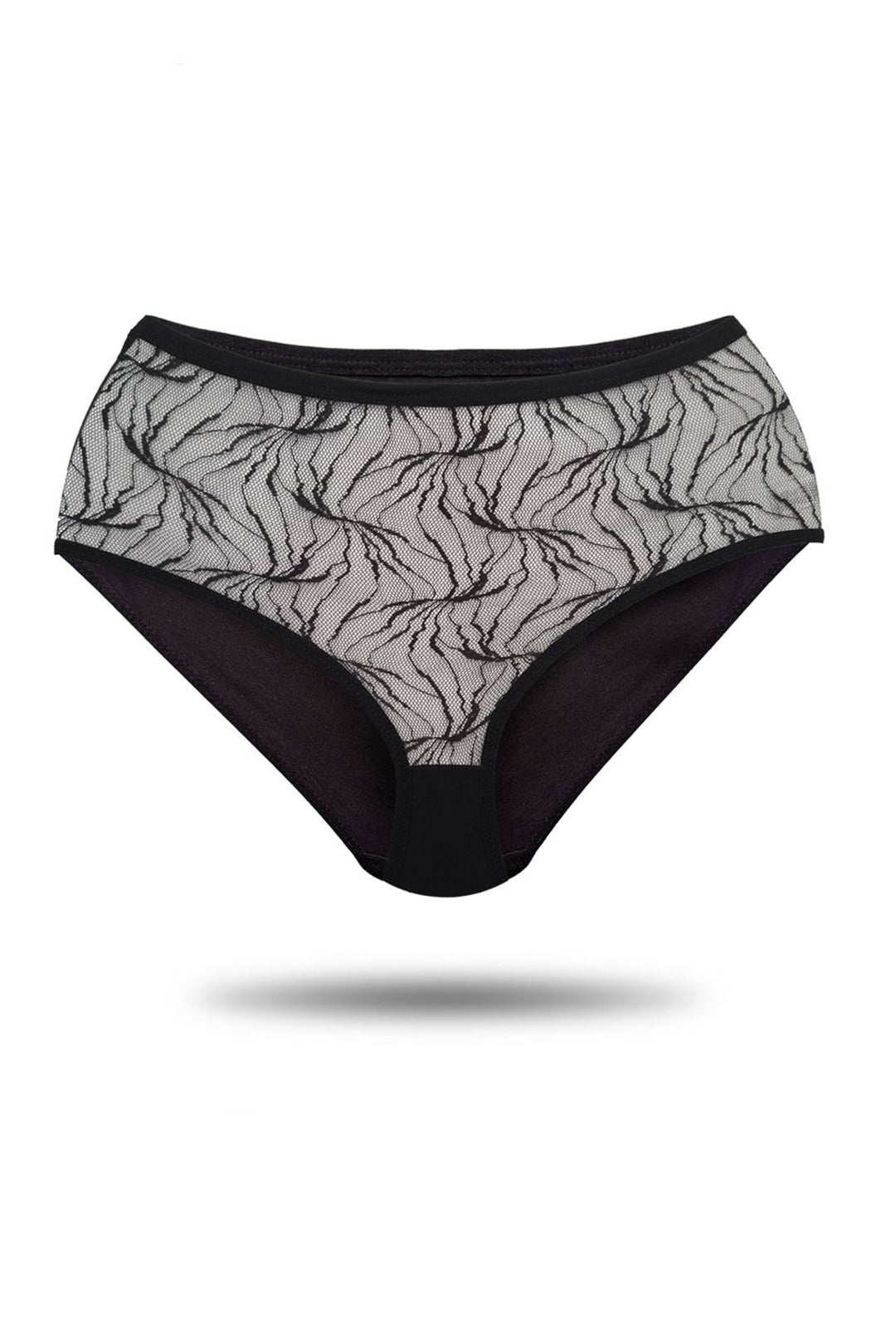 IFO Lace Trim Bikini Bottom Black - Hückelhoven
