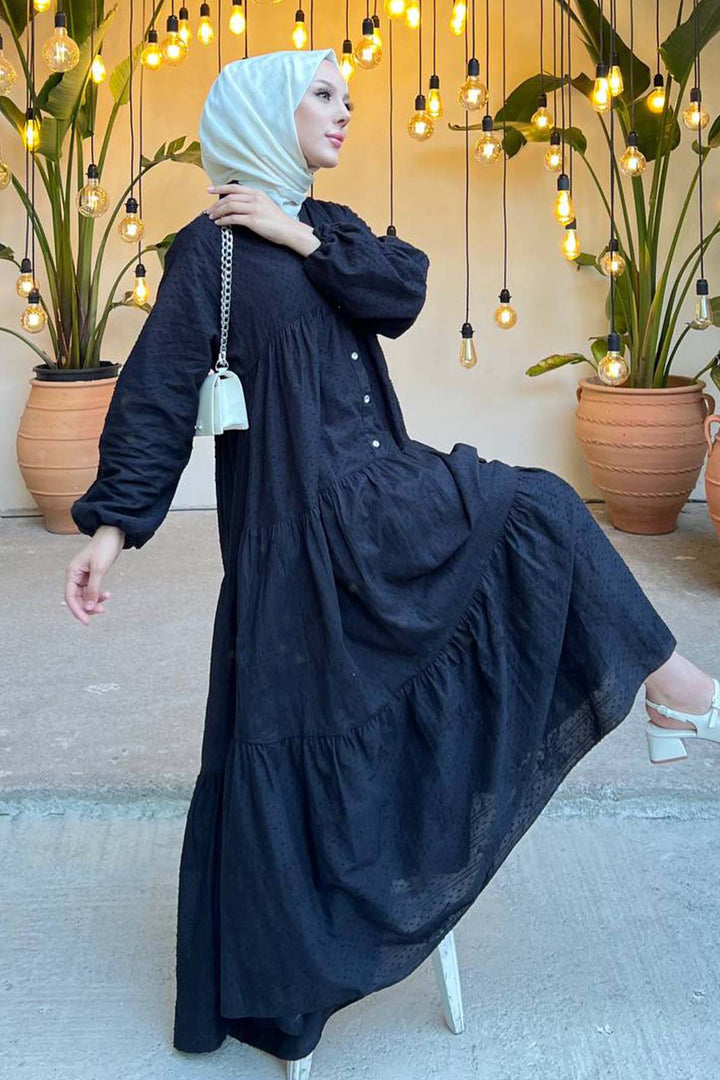 BNG Women Flower Embossed Dress Black 1000 - Coventry