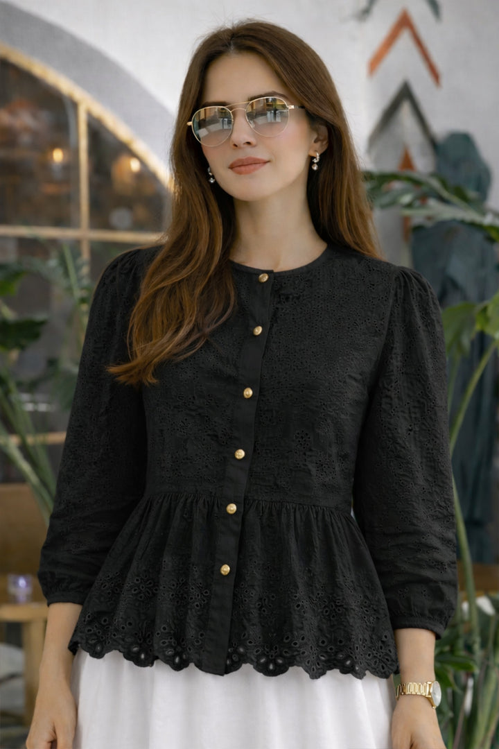 BNG Women Fisto Gömlek A5003 Siyah - Trujillo Alto