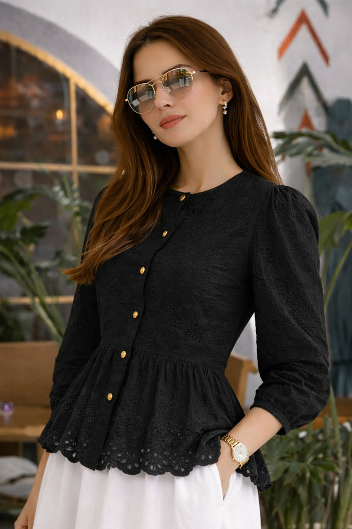 BNG Women Fisto Gömlek A5003 Siyah - Trujillo Alto