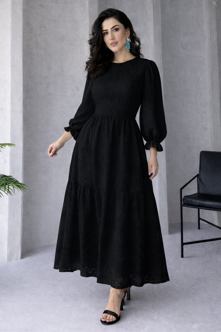 BNG Women Fisto Elbise A1430 Siyah - Tala