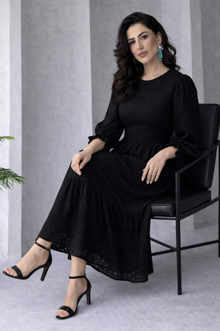 BNG Women Fisto Elbise A1430 Siyah - Tala
