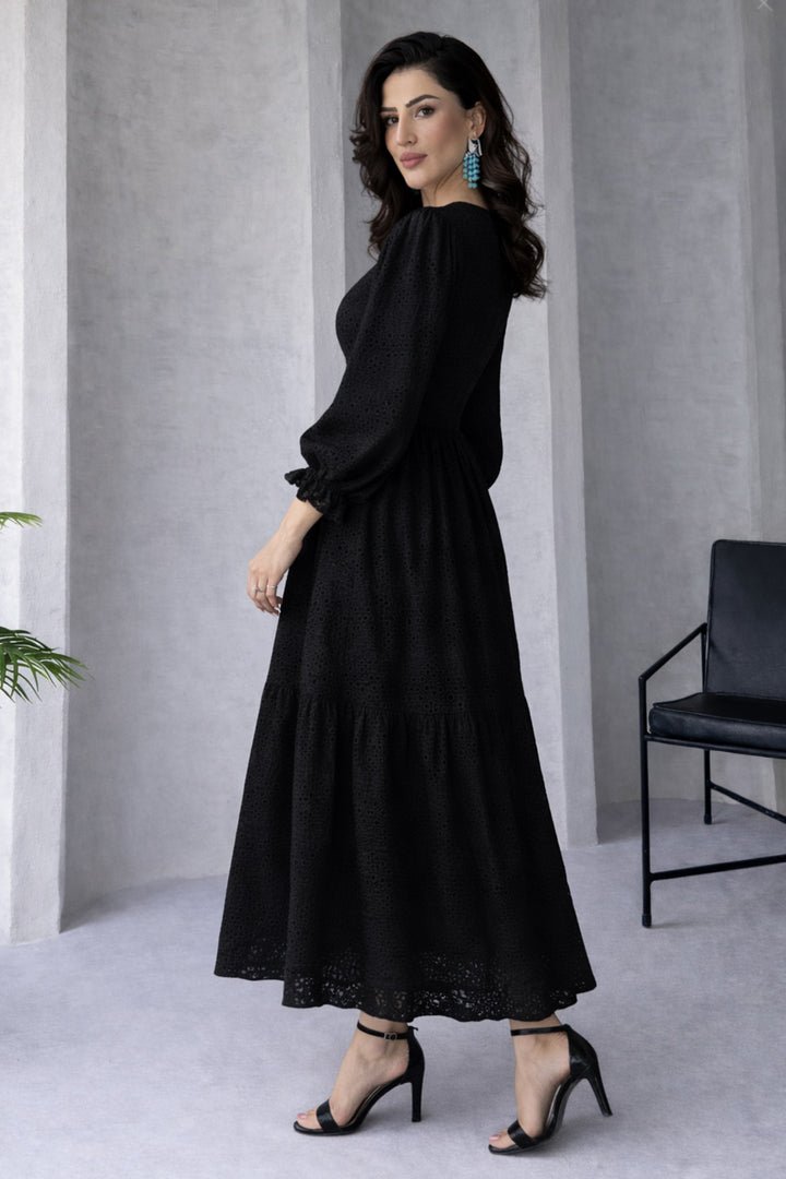 BNG Women Fisto Elbise A1430 Siyah - Tala