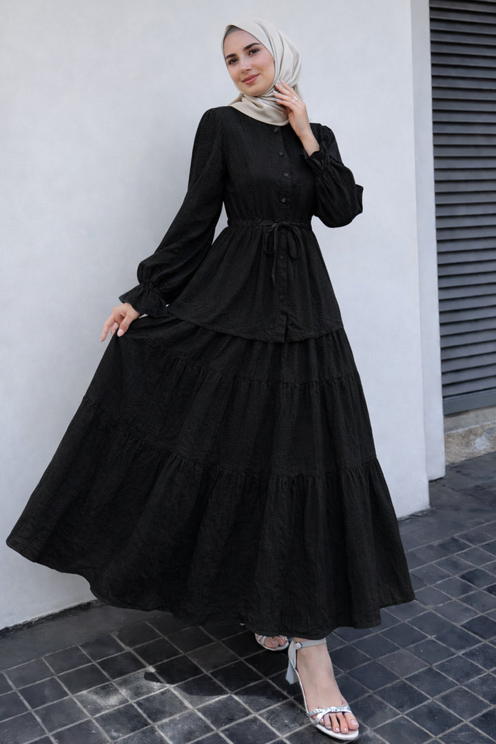BNG Women Fisto İi̇kili Takım A3019 Siyah - Suhl