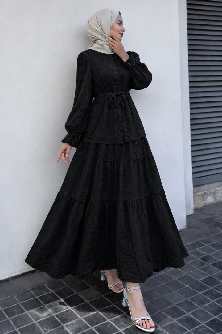 BNG Women Fisto İi̇kili Takım A3019 Siyah - Suhl