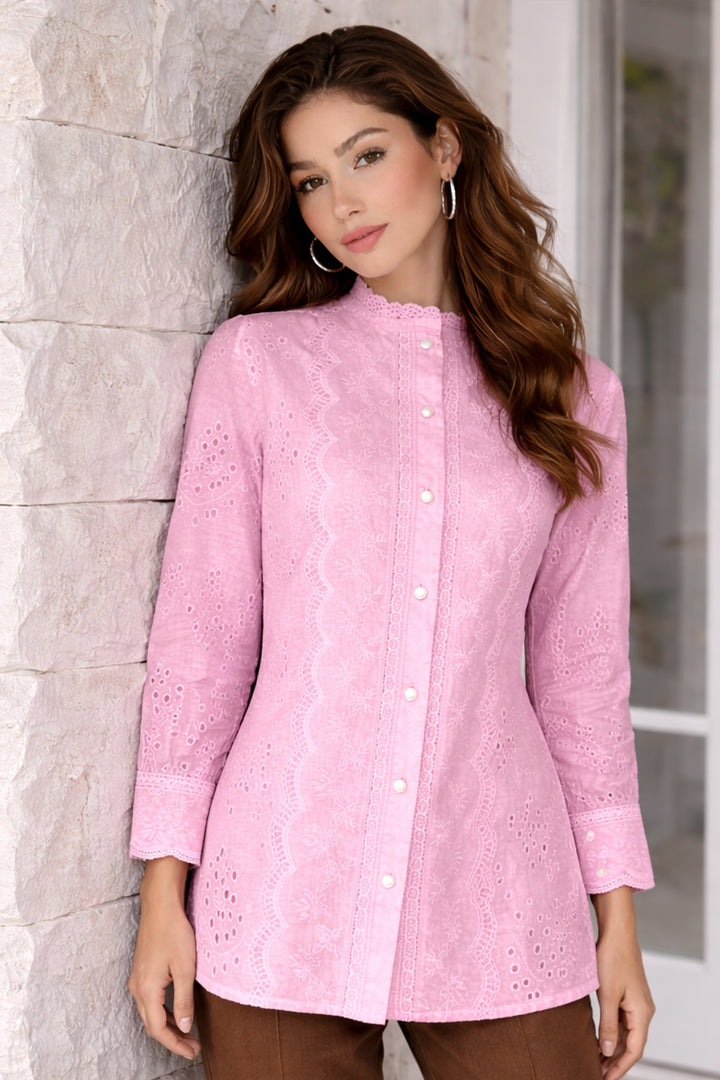 BNG Women Fisto Gömlek A2001 Pembe - Harrow