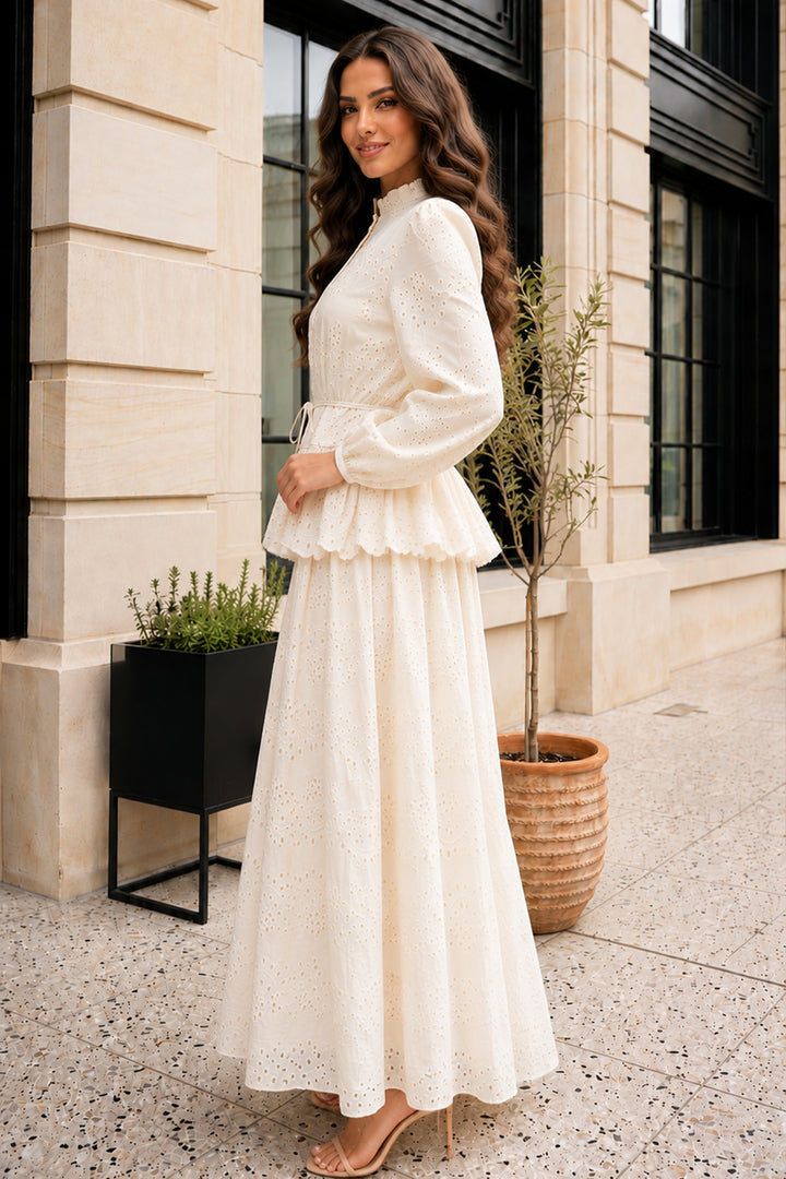 BNG Women Fisto Etekli Takım A7019 Krem - Beckum