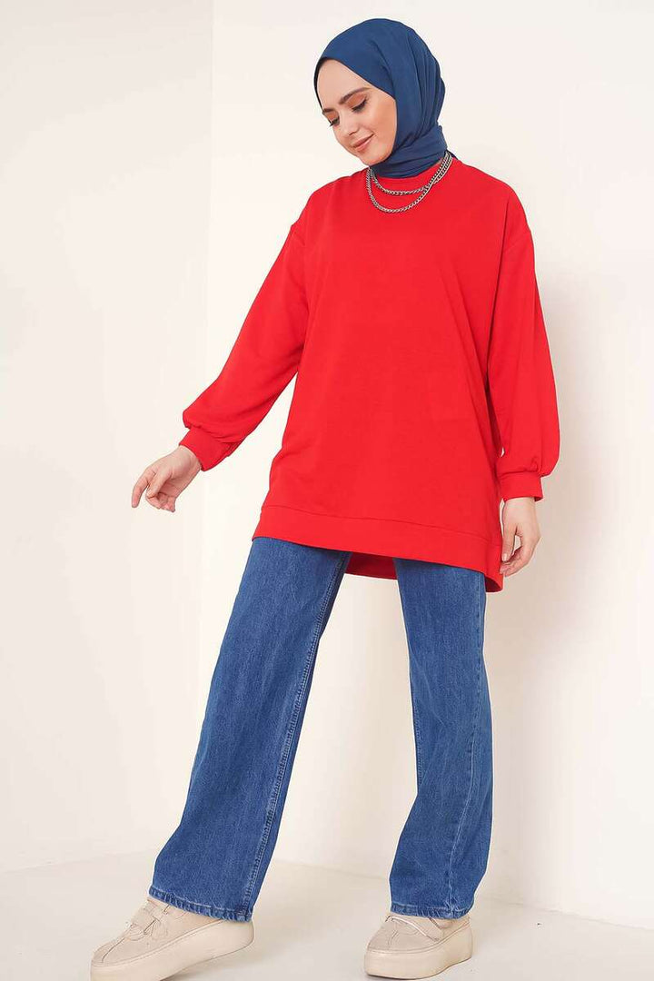 BNG Women Tunic Sweat Red - Clermont