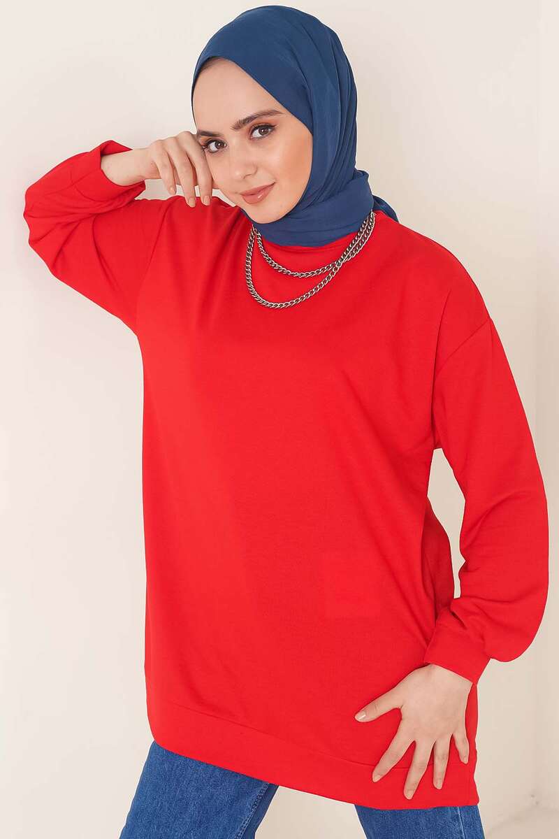 BNG Women Tunic Sweat Red - Clermont