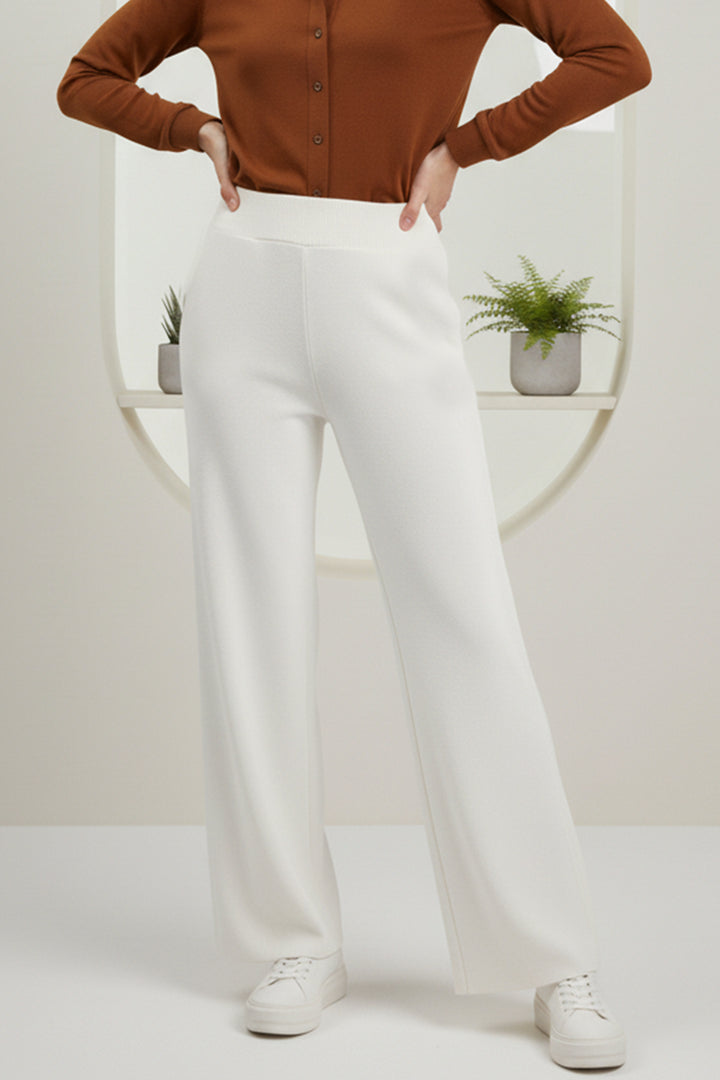 BNG Women Stone Color Elastic Waist Corduroy Pants - Roman