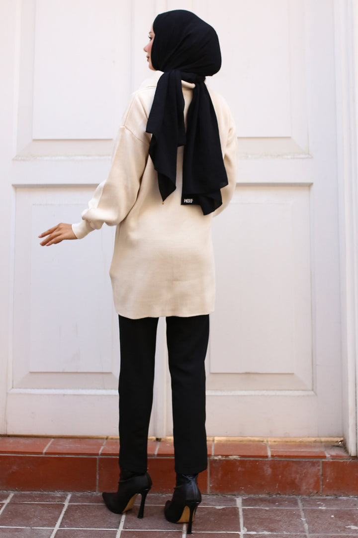BNG Women 0 Knit Tunic Stone Color - كليرمونت
