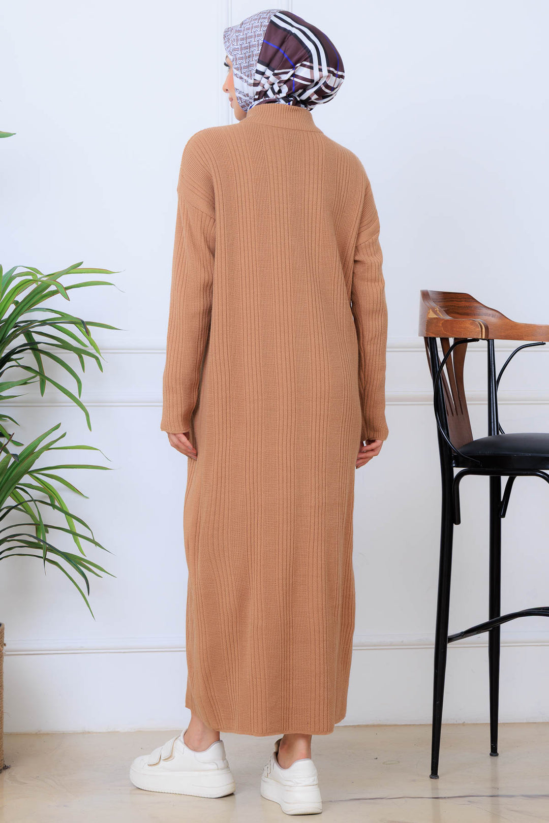 BNG Women Ribbed Knit Dress K3005 Mink - Deerfield Beach