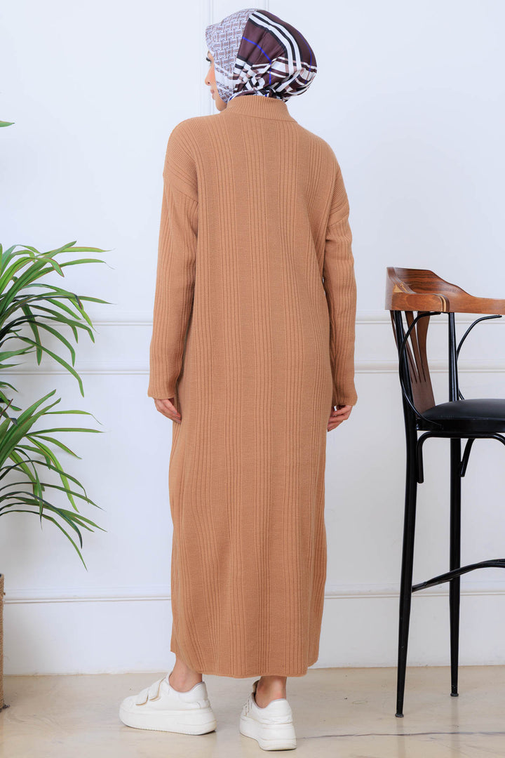 BNG Women Ribbed Knit Dress K3005 Mink - Deerfield Beach