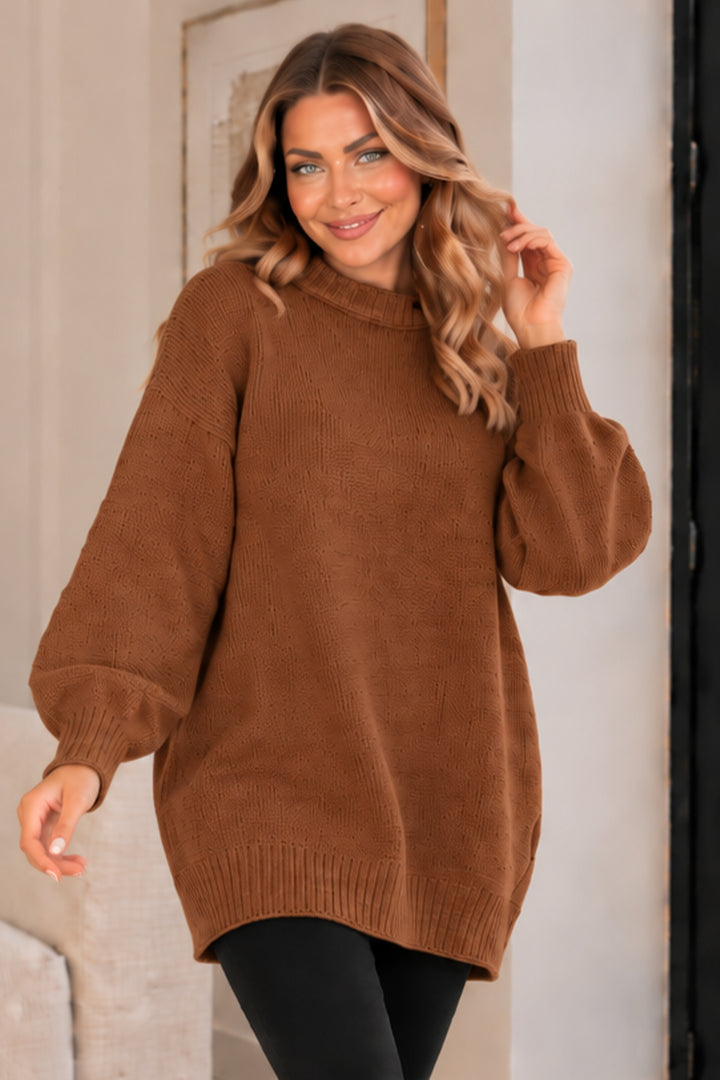 BNG Women Triko Kazak K6027 Taba - Noblesville
