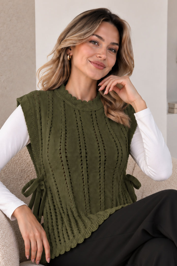 BNG Women Akrilik Triko Süveter N521 Haki - Manhattan