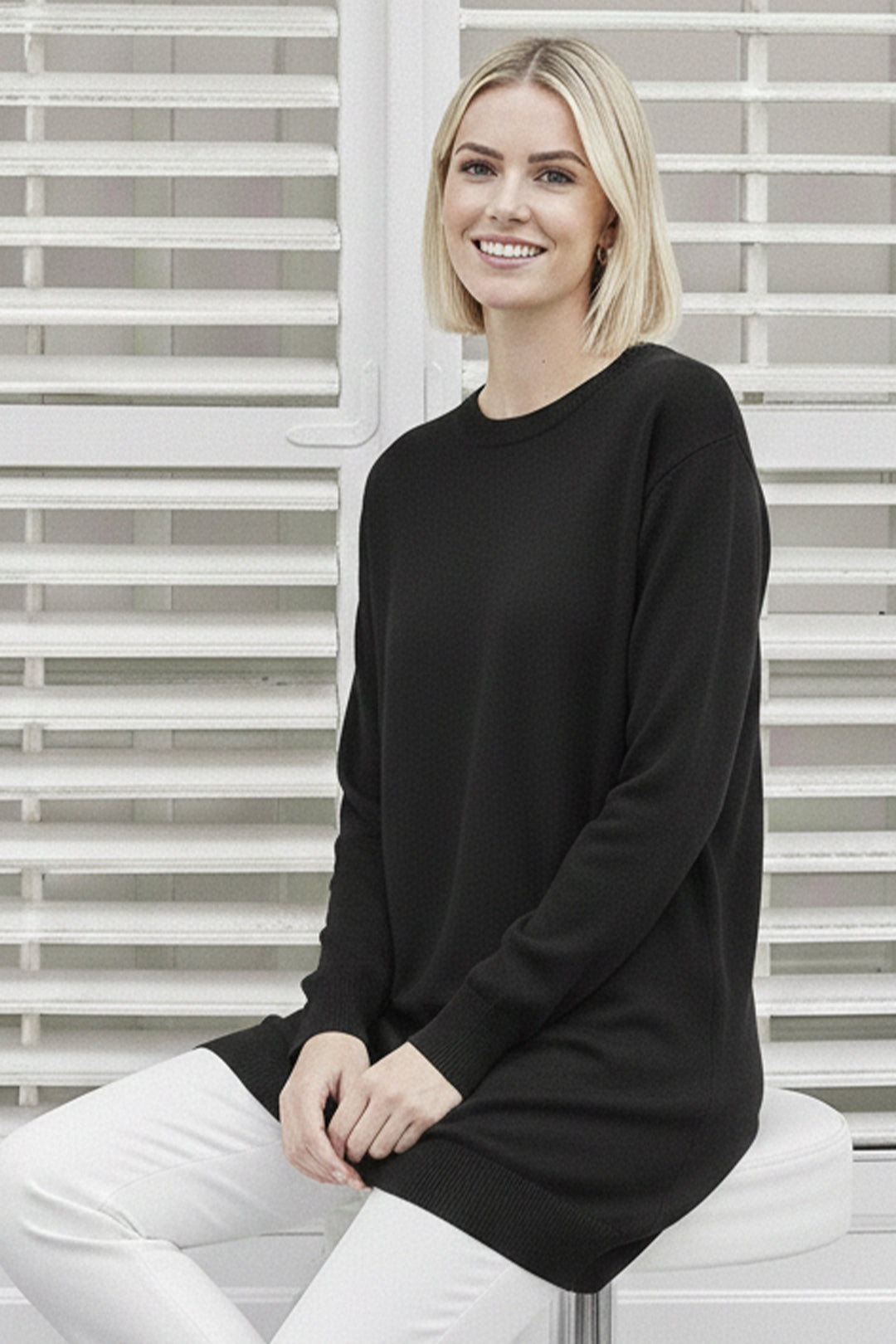 BNG Women Tesettür Tunik N3177 Siyah - Málaga