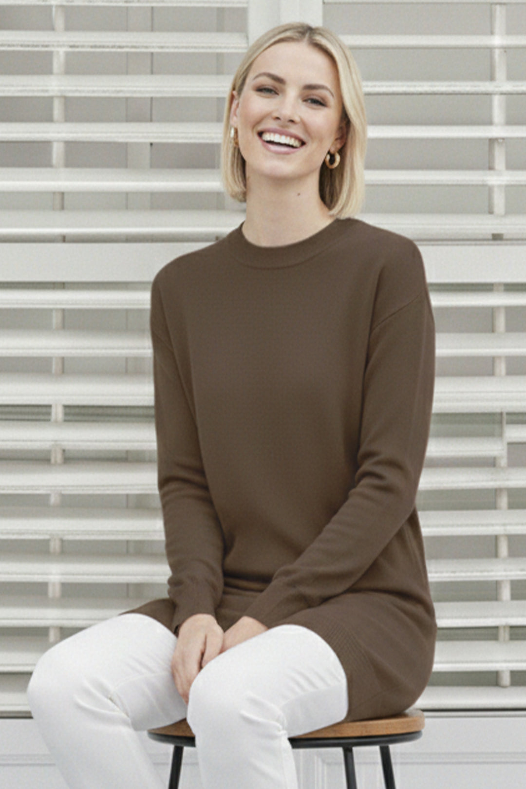 BNG Women Tesettür Tunik N3177 Vizon - Wismar