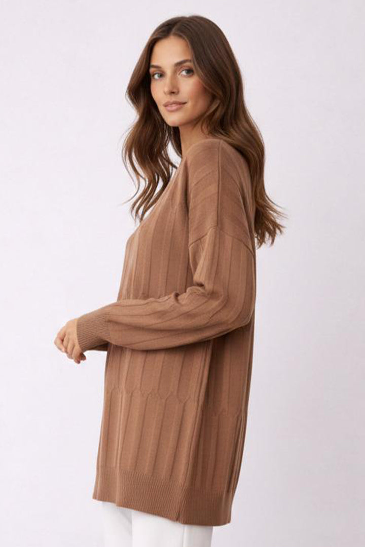 BNG Women Desenli Tunik N3174 Vizon - Great Falls
