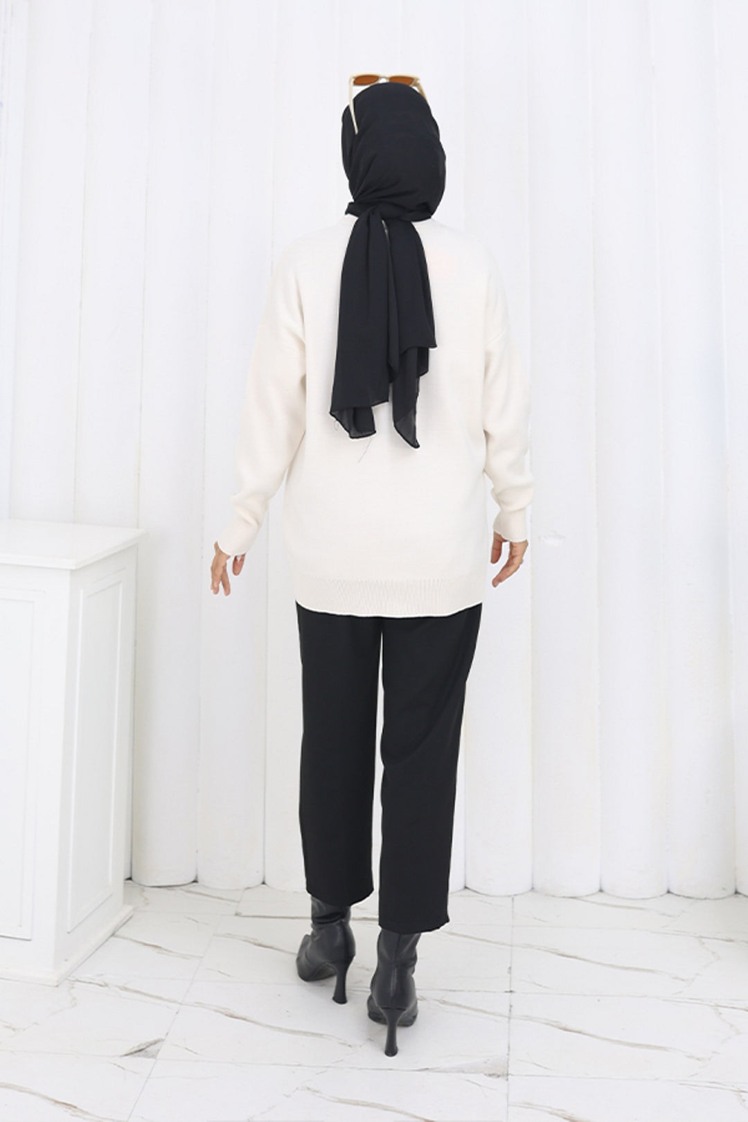 BNG Women Heart Embroidered Knit Sweater N3254 Stone Color - Schaarbeek