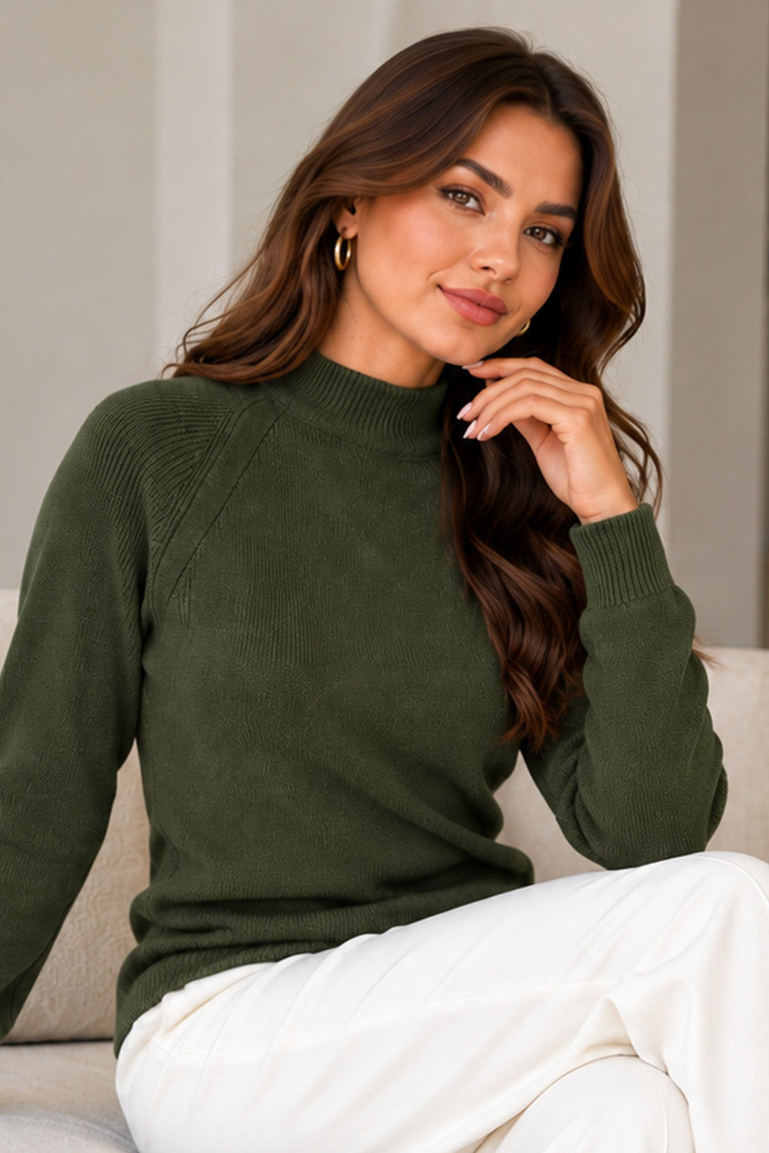 BNG Women Uzun Kolu Triko Body N922 Haki - Manukau City
