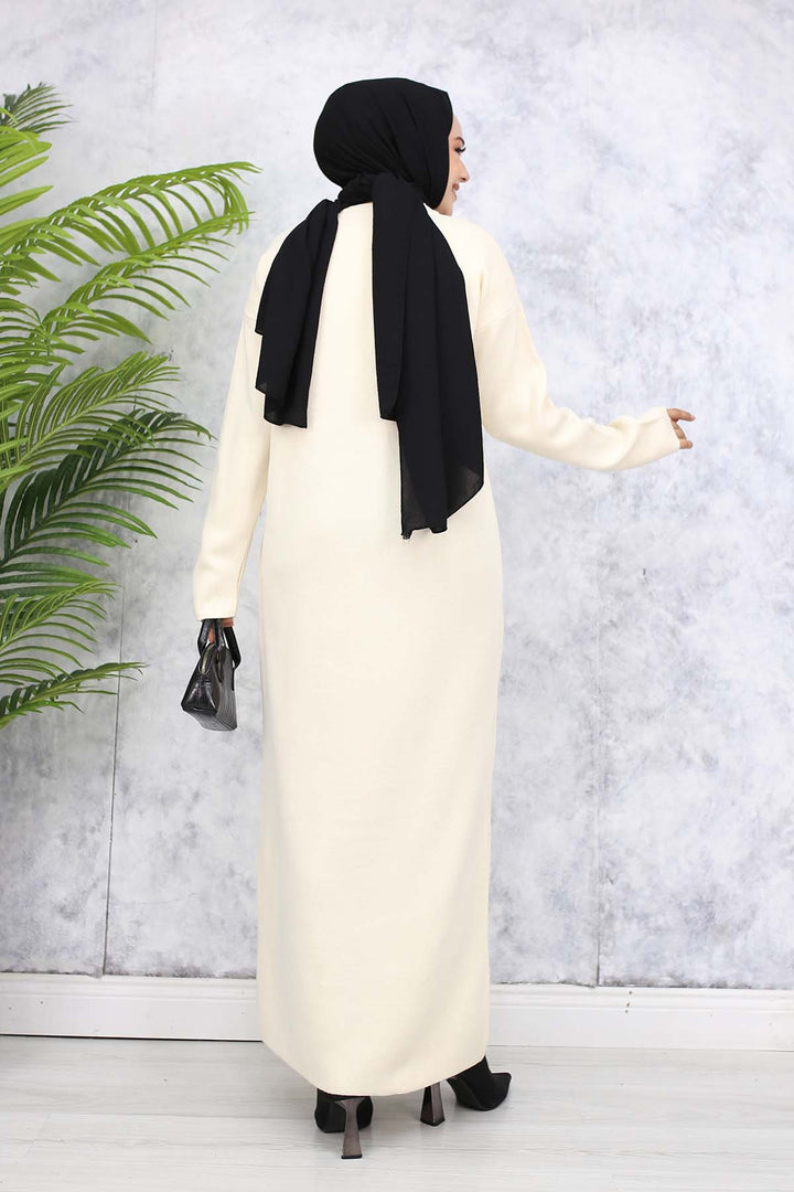 BNG Women Embossed Flower Knit Dress - Stone Color 4121 - Villeneuve-Saint-Georges