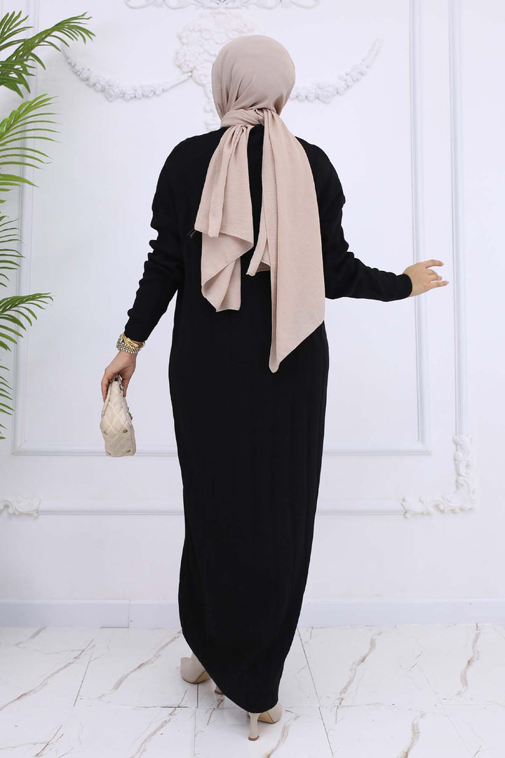 BNG Women Ribbed Knit Dress Black 6081 - Marcianise