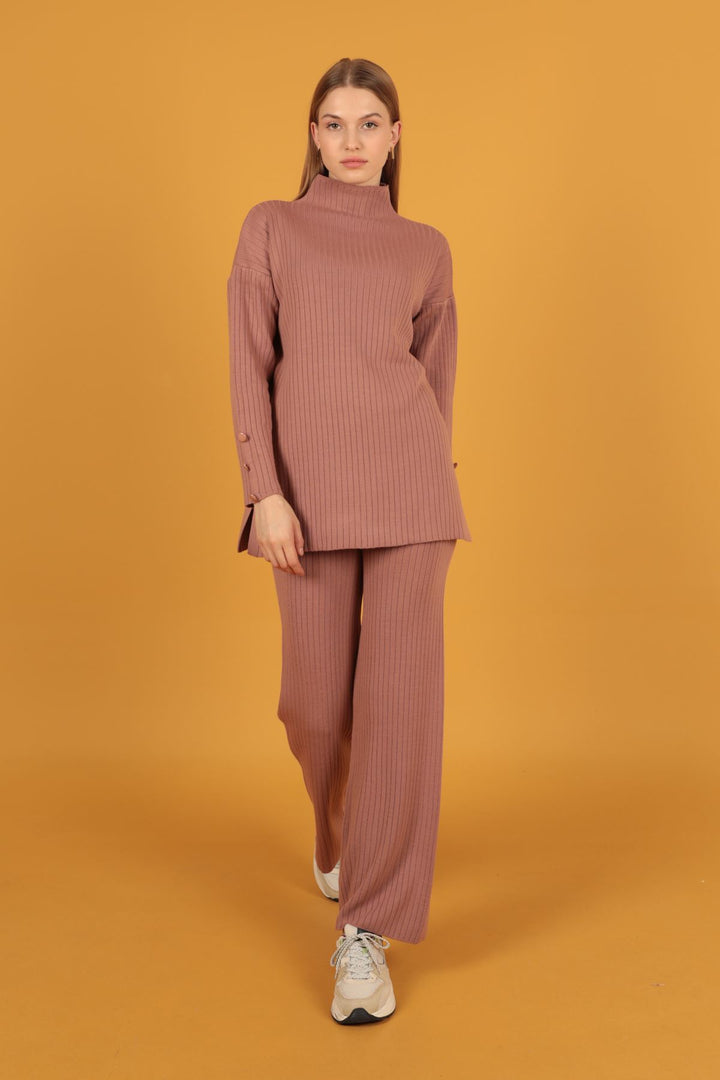 KKT Tricot Fabric Women's Suit-Rose  - Ciudad Santa Catarina