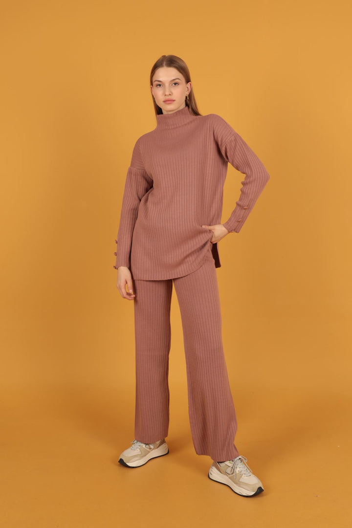 KKT Tricot Fabric Women's Suit-Rose  - Ciudad Santa Catarina