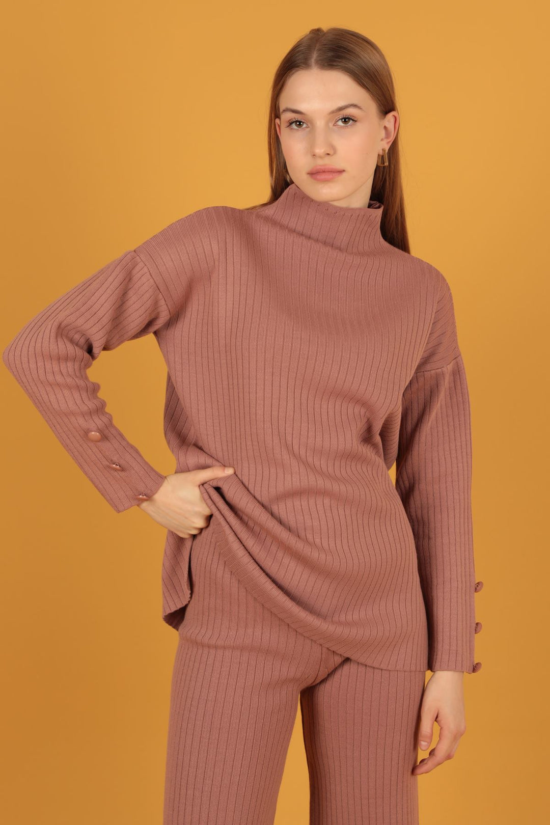 KKT Tricot Fabric Women's Suit-Rose  - Ciudad Santa Catarina
