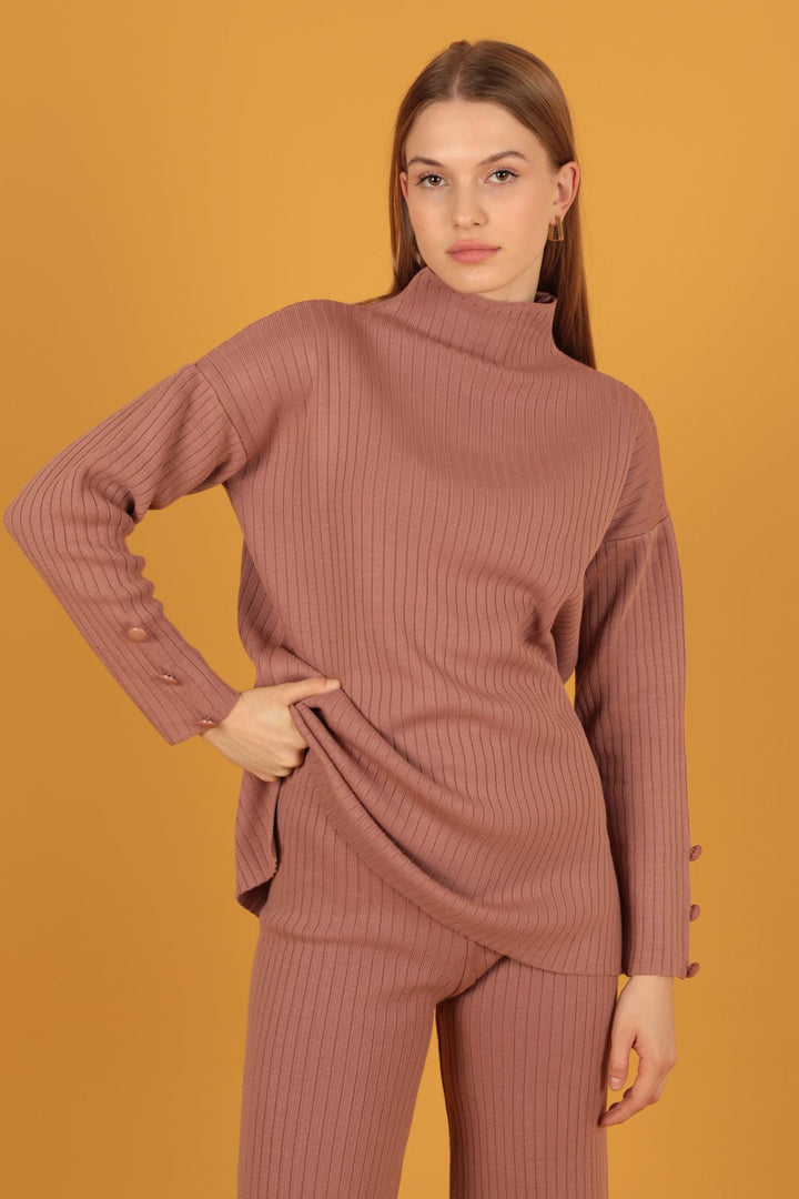 KKT Tricot Fabric Women's Suit-Rose  - Ciudad Santa Catarina