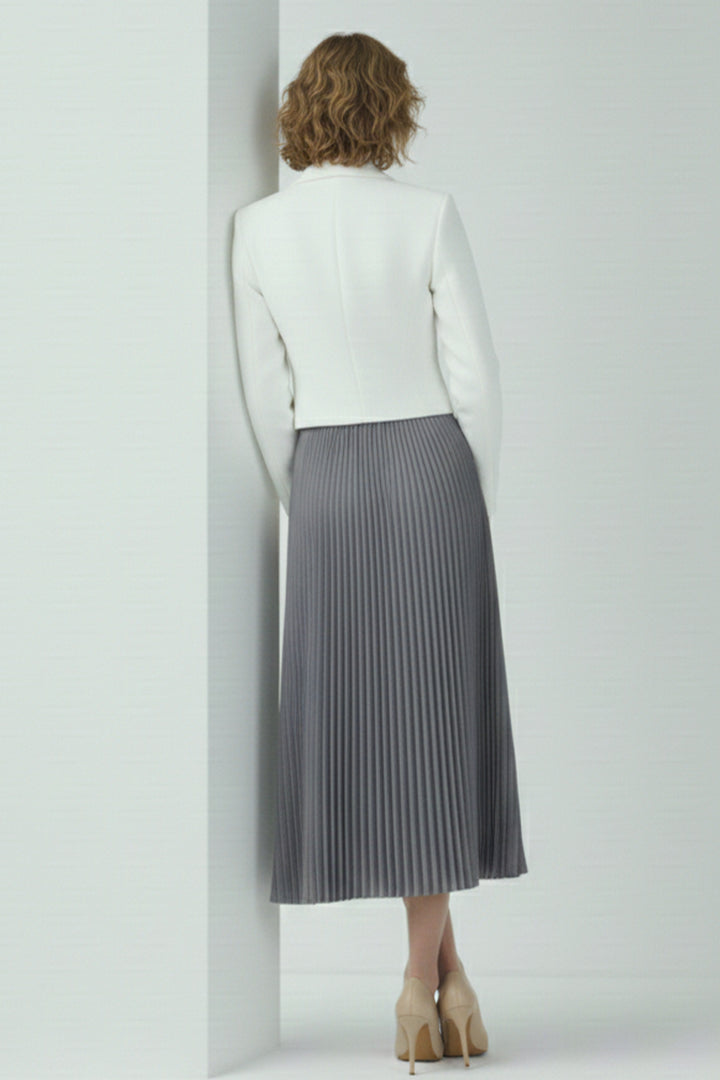 BNG Women Piliseli Etek 4560 Antrasit - Vineyard