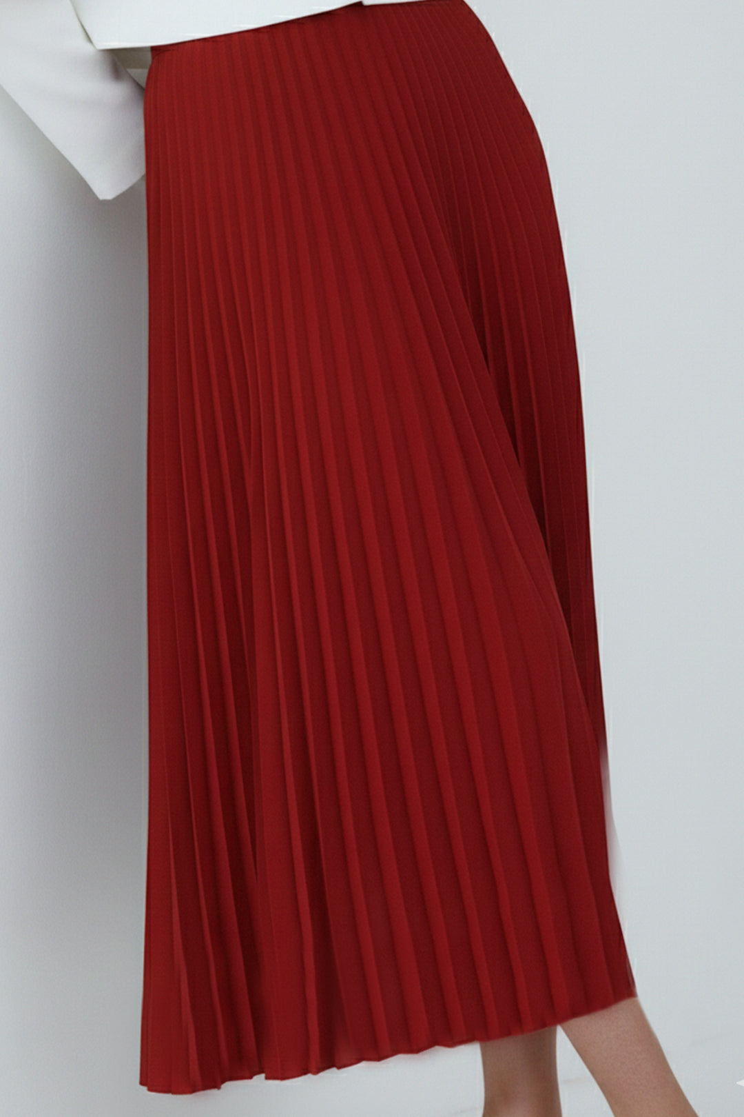 BNG Women Pleated Skirt 4560 Red - Corby