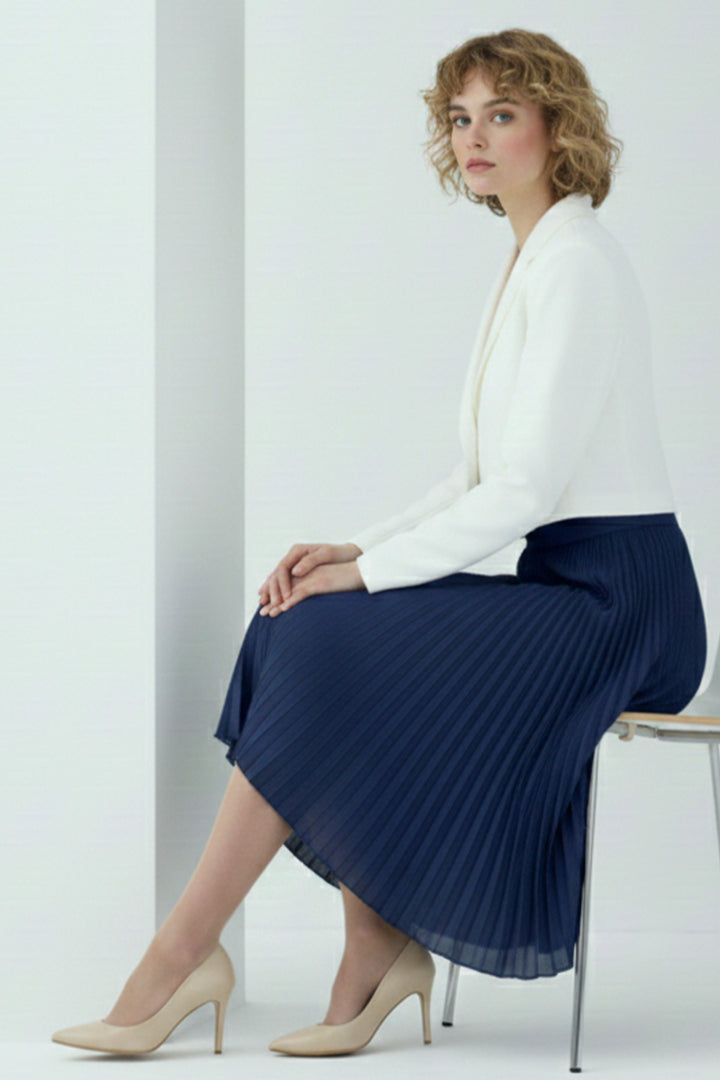 BNG Women Piliseli Etek 4560 Lacivert - Warner Robins