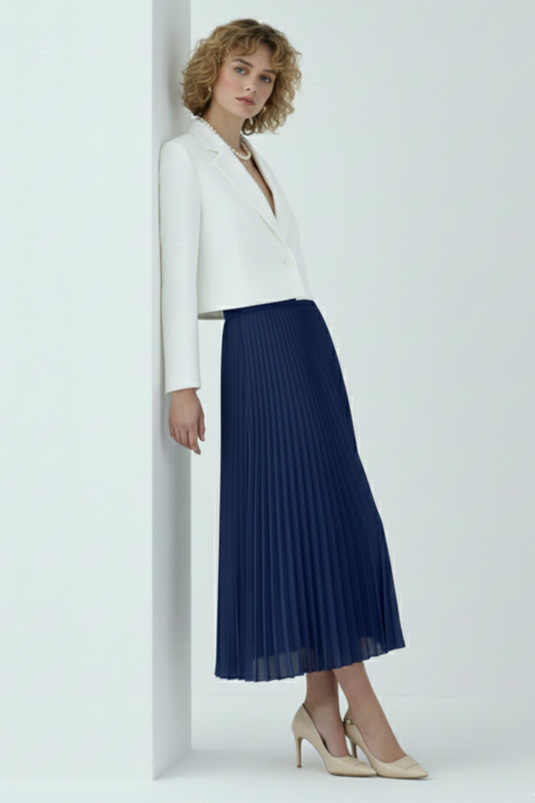 BNG Women Piliseli Etek 4560 Lacivert - Warner Robins