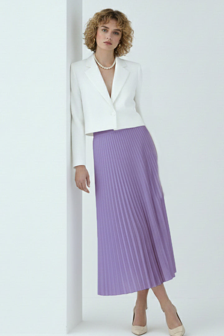 BNG Women Piliseli Etek 4560 Lila - San Clemente