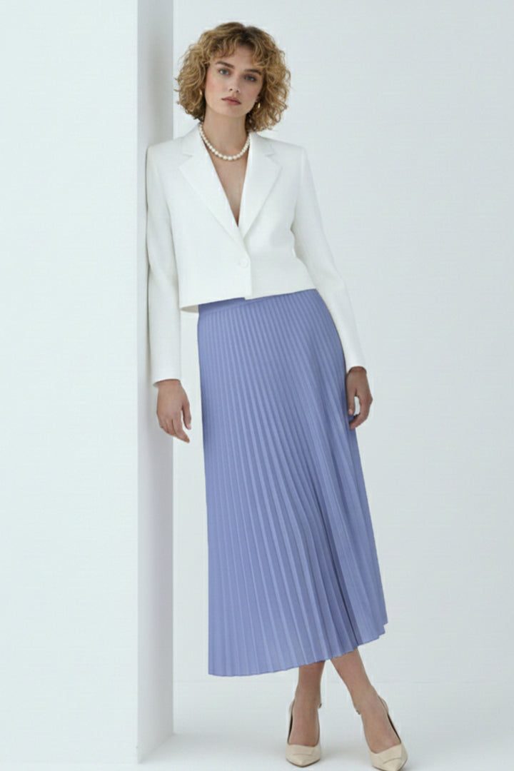 BNG Women Piliseli Etek 4560 Mavi - Greenville