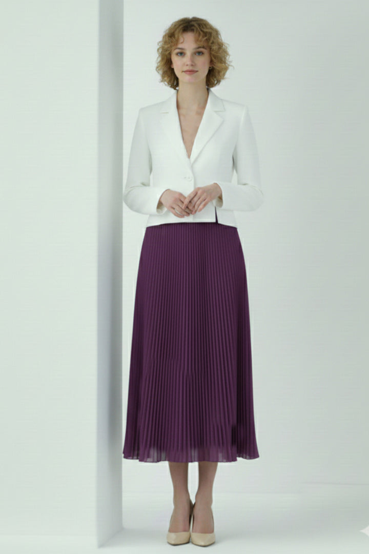 BNG Women Pleated Skirt 4560 Purple - Corpus Christi