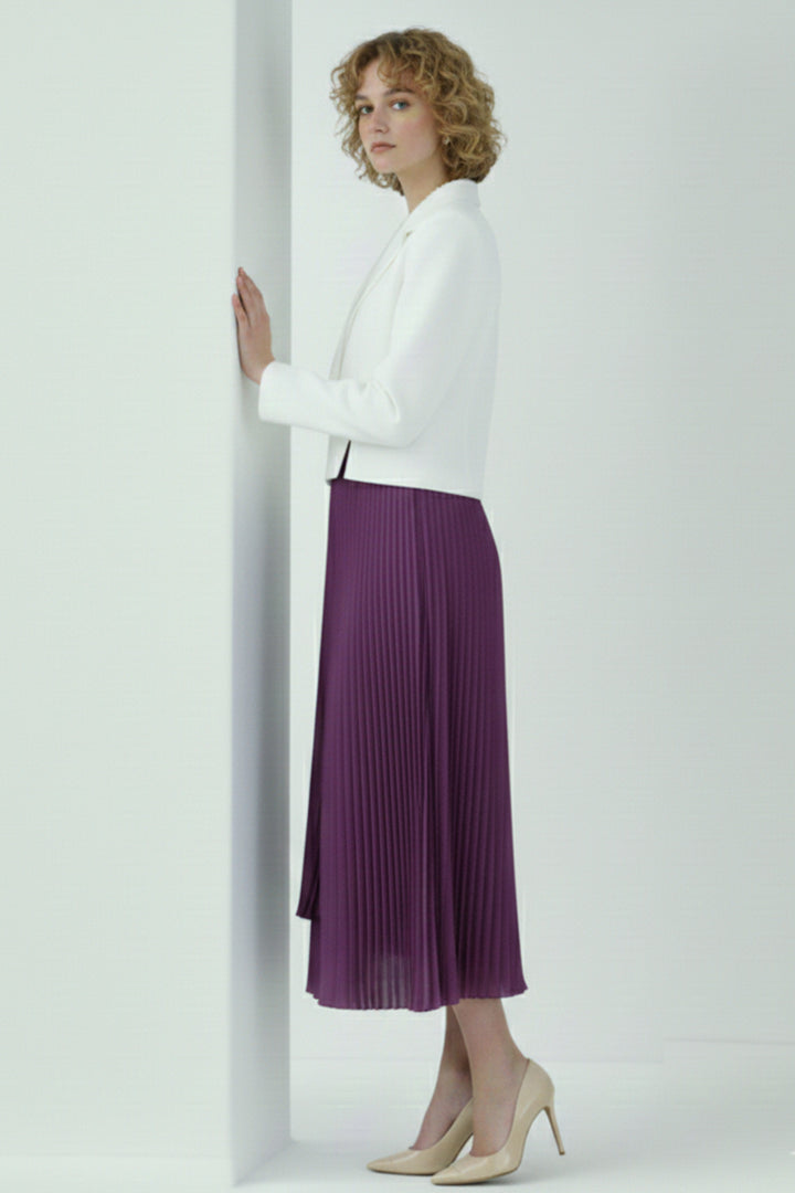 BNG Women Pleated Skirt 4560 Purple - Corpus Christi