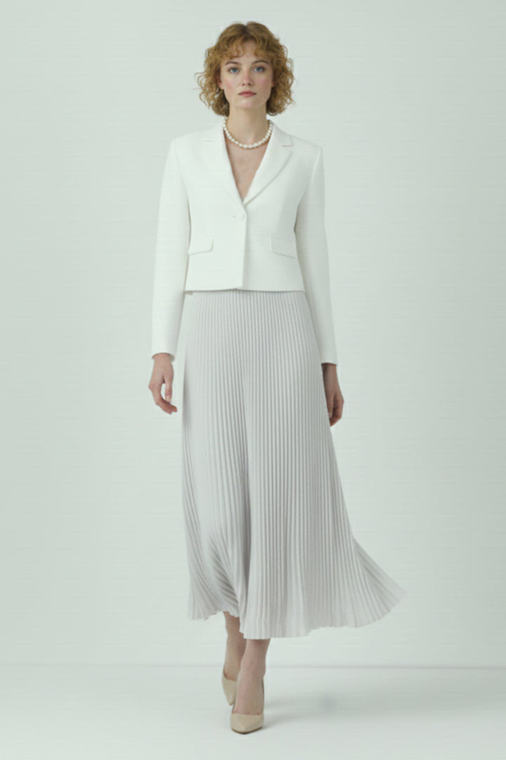 BNG Women Piliseli Etek 4560 Taş Rengi - Torrente