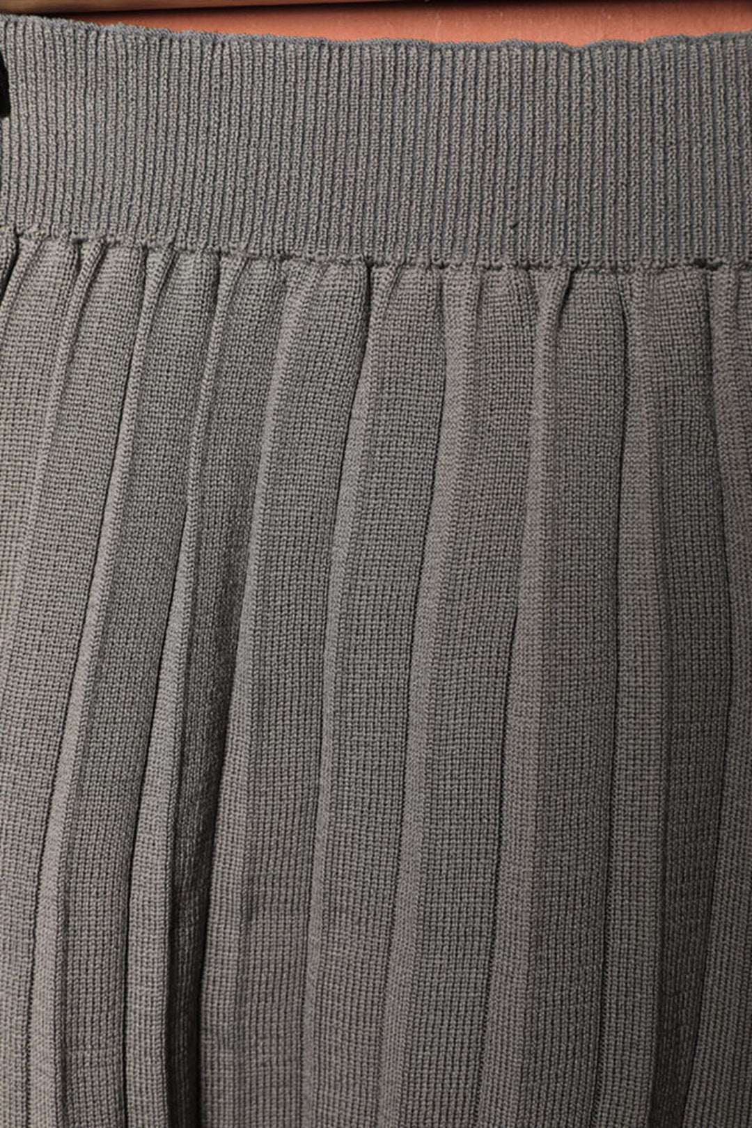 KKT Knitwear Women's Pleated Skirt-Anthracite  - Warren