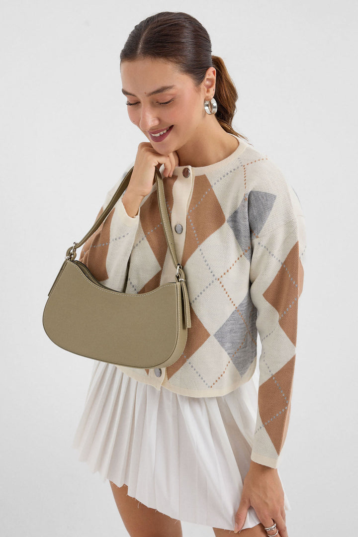 BGD Women Woman Khaki Straight Handle Bag 010167 - Avondale