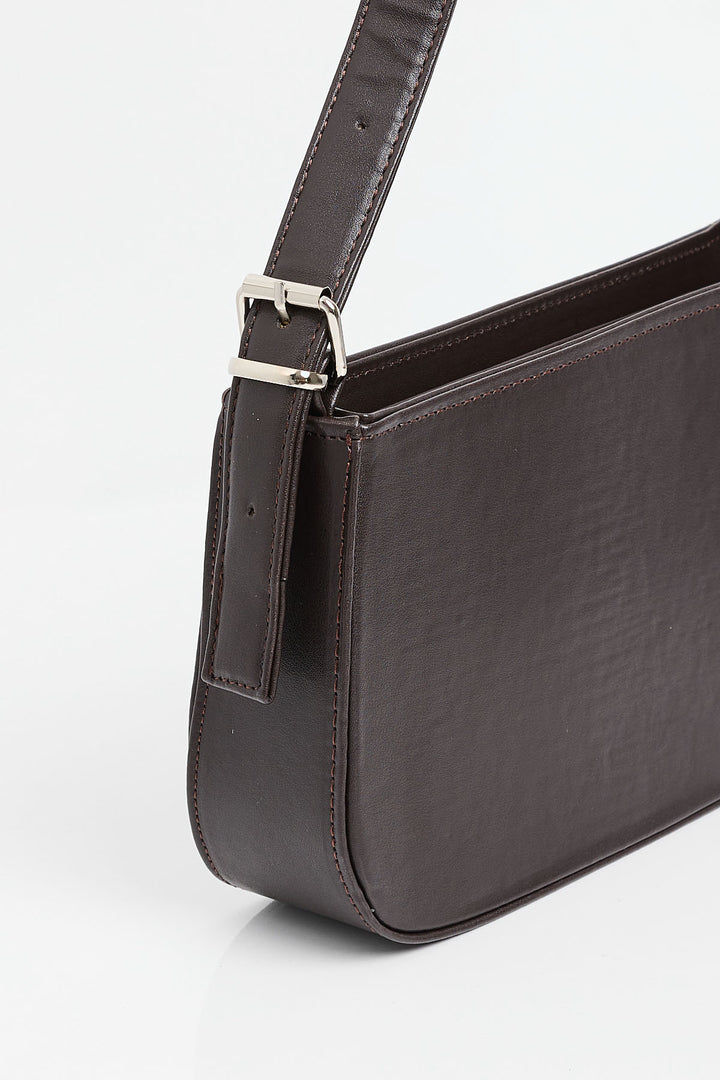 BGD Women Straight Handle Shoulder Bag - Brown - Avondale