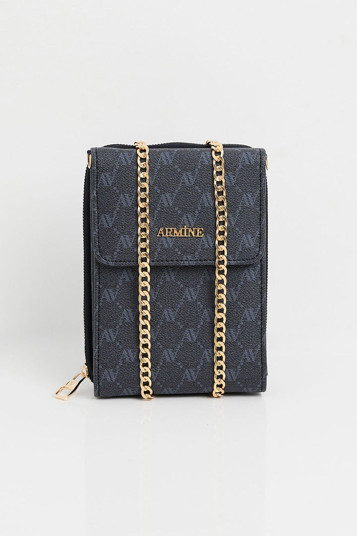 BGD Women Armine Mini Shoulder Bag - Dark Blue. - Amora