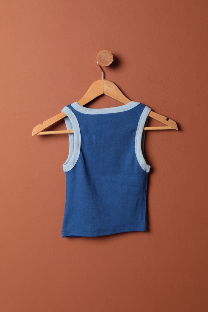 بلوزة نسائية من KKT من قماش Camisole بياقة رسن-Royal - فيكتوريا