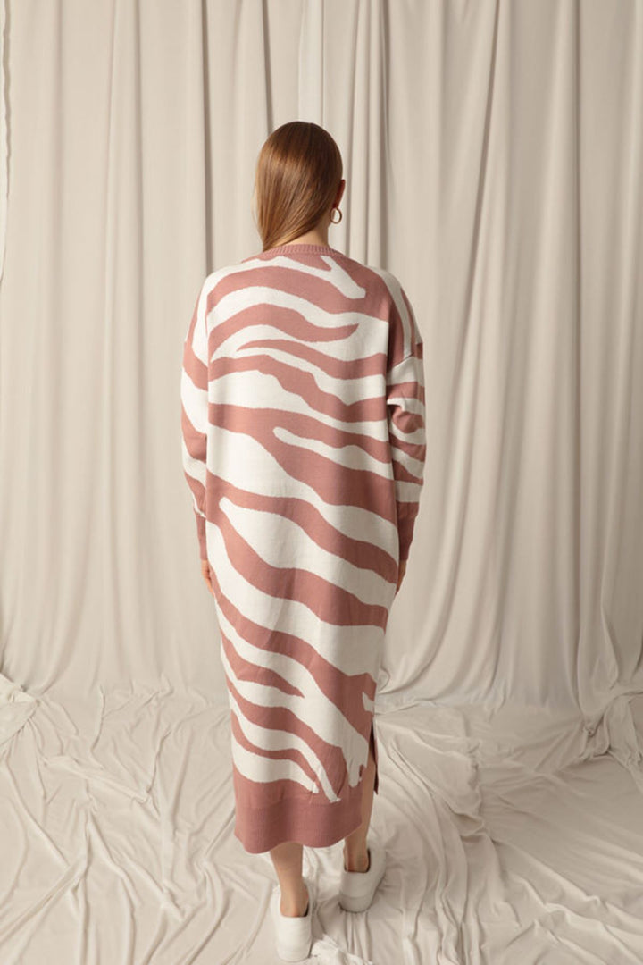 KKT Knitwear Fabric Maxi Dusty Rose Dress - Las Rozas de Madrid