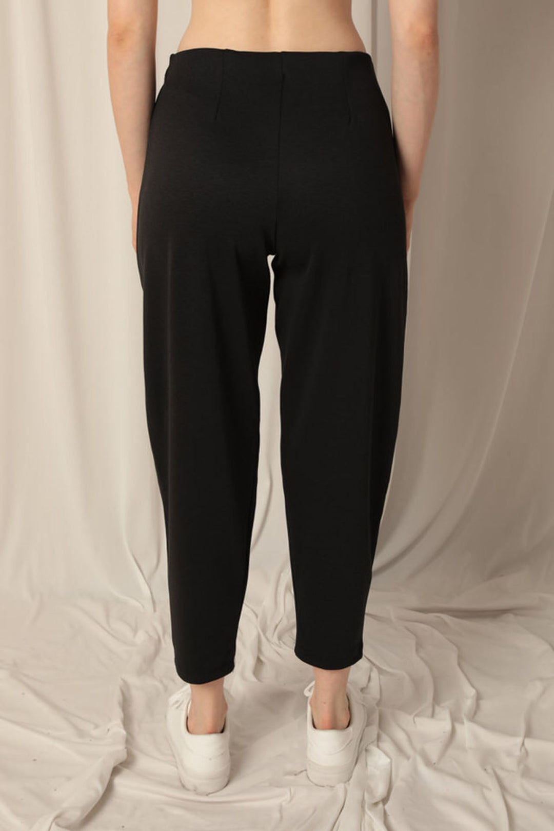 KKT Modal Fabric Shalwar Women Black Trousers - Linden
