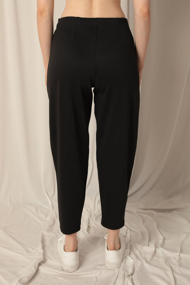 KKT Modal Fabric Shalwar Women Black Trousers - Linden