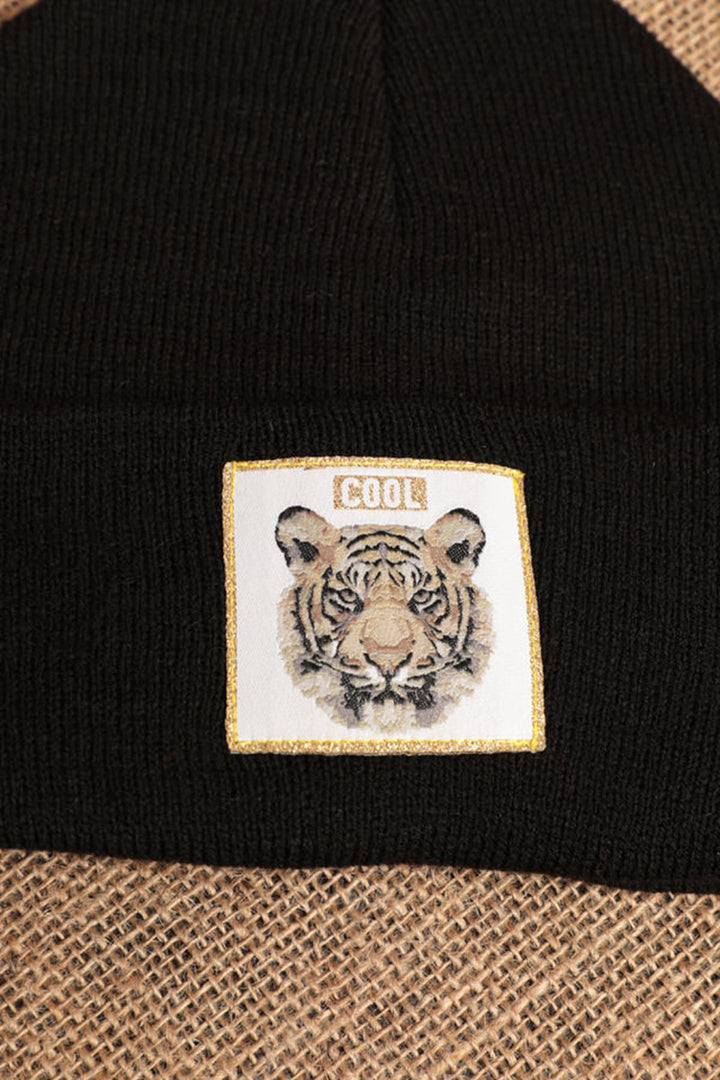 KKT Women's Black Beret with Tiger Crest - Lewiston