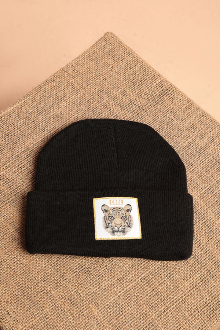 KKT Women's Black Beret with Tiger Crest - Lewiston